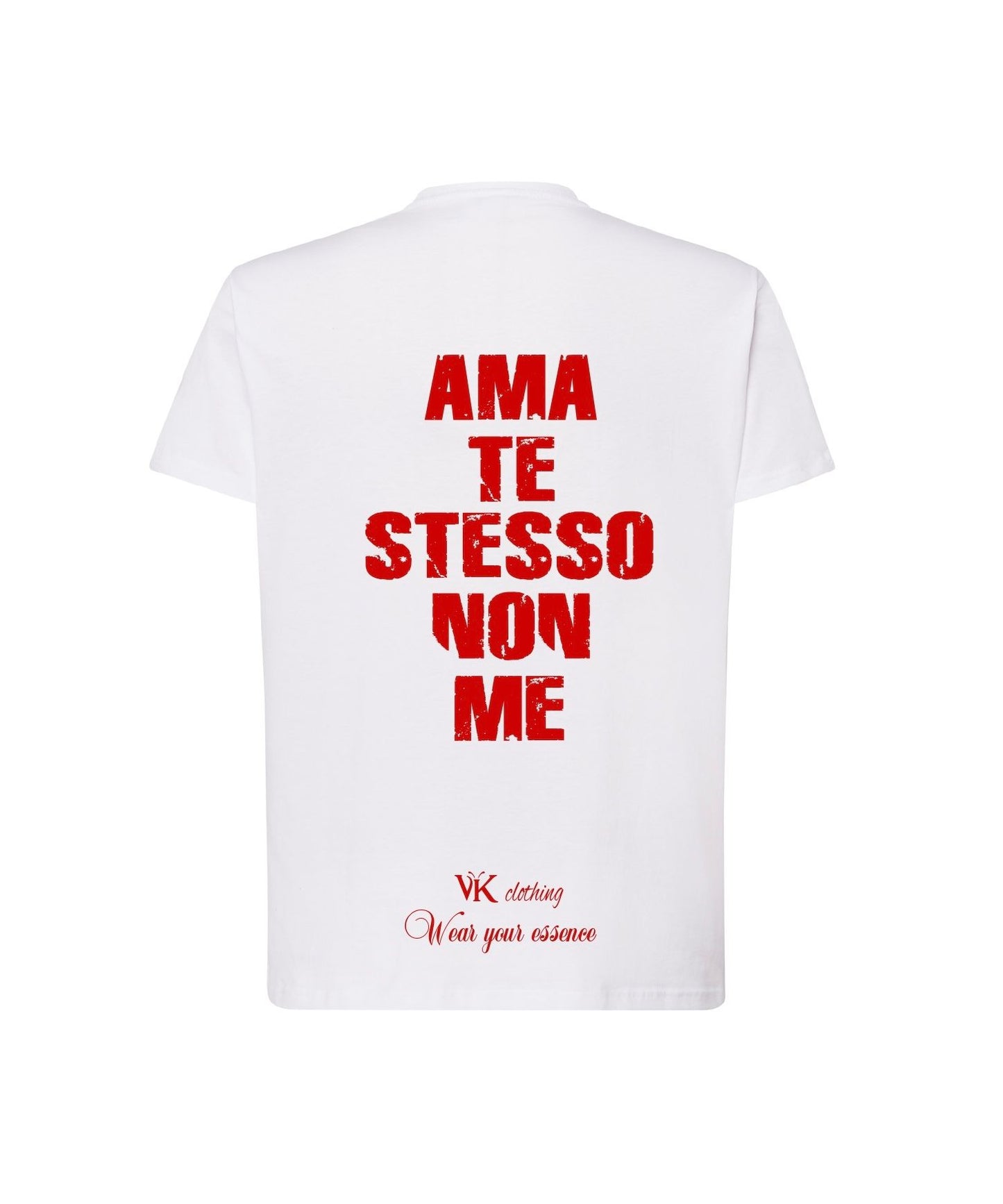T-shirt AMA TE STESSO NON ME – BIANCA