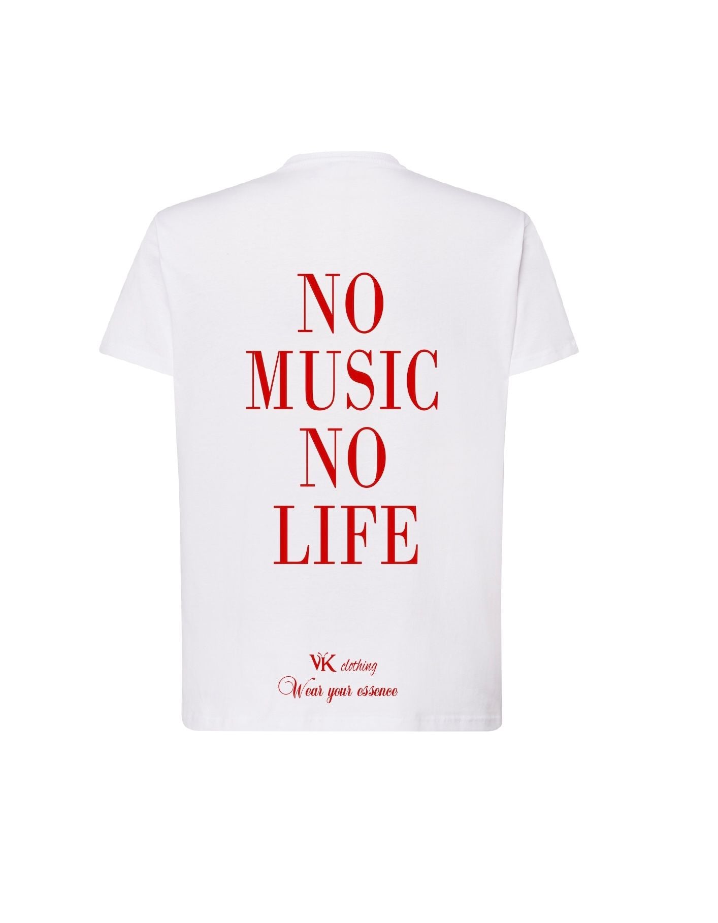 T-shirt NO MUSIC NO LIFE – BIANCA